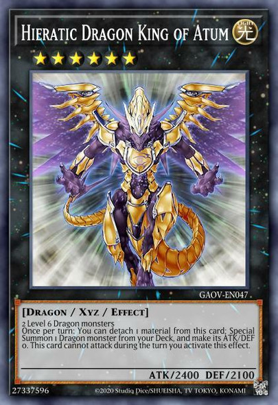 GFTP-EN051 Hieratic Dragon King of Atum (Ultra Rare) <1st>