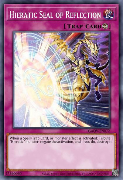 GFTP-EN057 Hieratic Seal of Reflection (Ultra Rare) <1st>