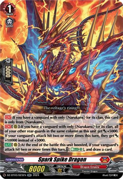 DZ-BT03/023EN RR Spark Spike Dragon