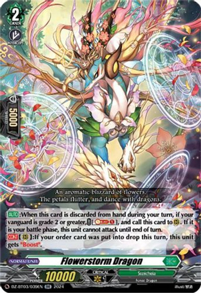 DZ-BT03/039EN RR Flowerstorm Dragon