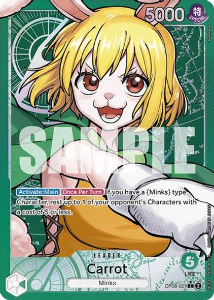 [OP08-021](L) Carrot (Alternate Art) (Foil)