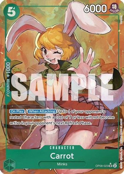 [OP08-023](SR) Carrot (Alternate Art) (Foil)