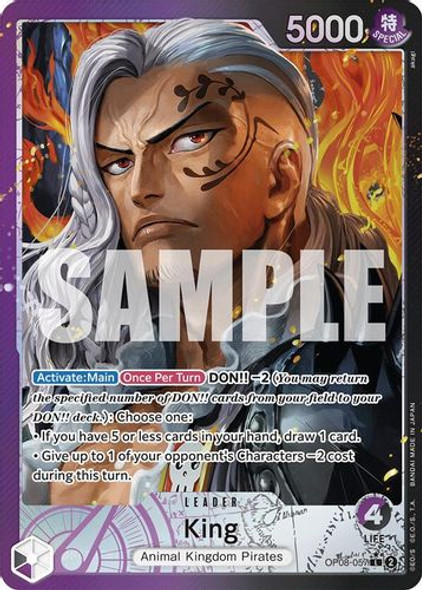 [OP08-057](L) King (Alternate Art) (Foil)