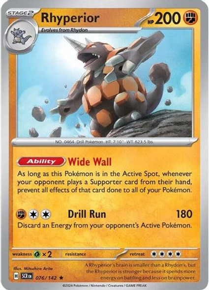 [SV07][SCR-076/142](R) Rhyperior (Reverse Holo)