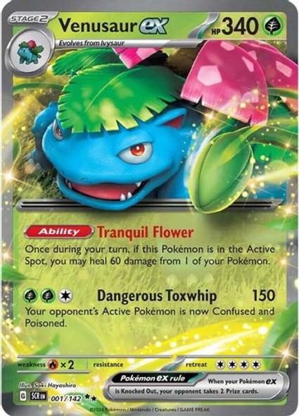 [SV07][SCR-001/142](RR) Venusaur ex (Holo)