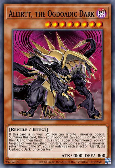 ANGU-EN006 Aleirtt, the Ogdoadic Dark (Super Rare) <1st>