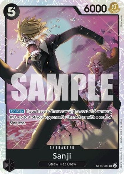 [ST14-003](SR) Sanji (Foil)