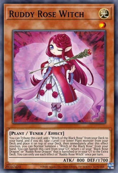 LIOV-EN010 Ruddy Rose Witch (Super Rare) <1st>