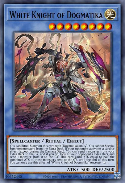 LIOV-EN032 White Knight of Dogmatika (Ultra Rare) <1st>