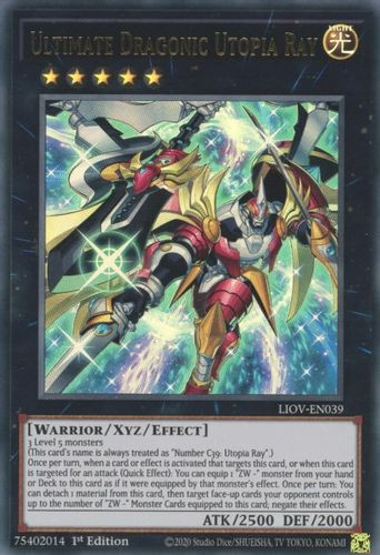 LIOV-EN039 Ultimate Dragonic Utopia Ray (Ultra Rare) <1st>