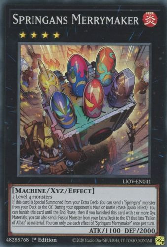 LIOV-EN041 Springans Merrymaker (Super Rare) <1st>