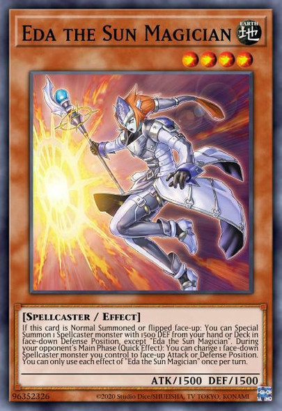 LIOV-EN093 Eda the Sun Magician (Super Rare) <1st>