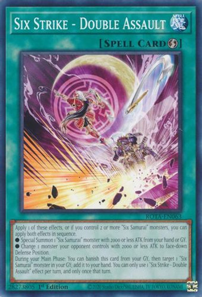 [ROTA-EN063] Six Strike - Double Assault (Common) <1st>