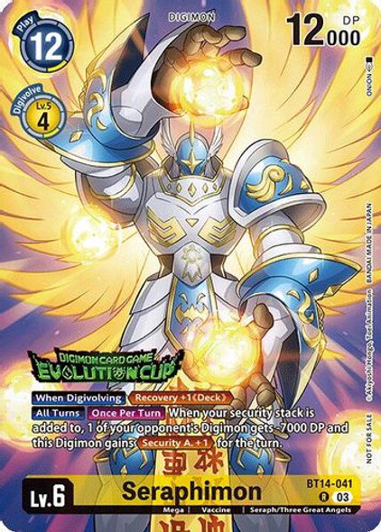 [BT14-041](R) Seraphimon (2024 Evo Cup) (Foil)