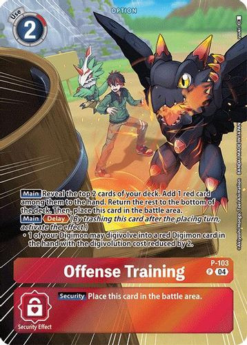 [P-103](P) Offense Training (Starter Deck 18 Reprint) (Foil)
