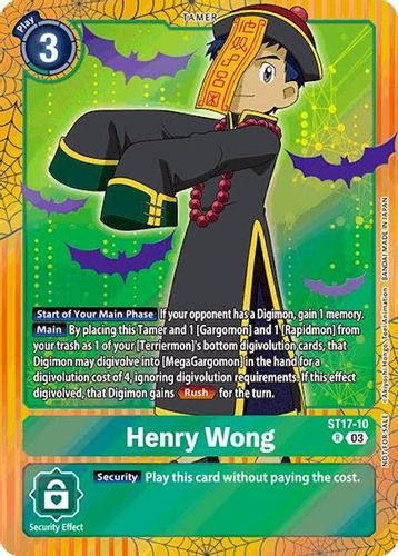[ST17-10](R) Henry Wong (Halloween 2024) (Foil)