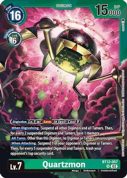 [BT12-057](SR) Quartzmon (Event Pack 7) (Foil)