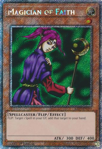 Yu-Gi-Oh! Dark Magician Platinum Secret Rare – RA03-EN080 – 1. Edition Sammelkarte