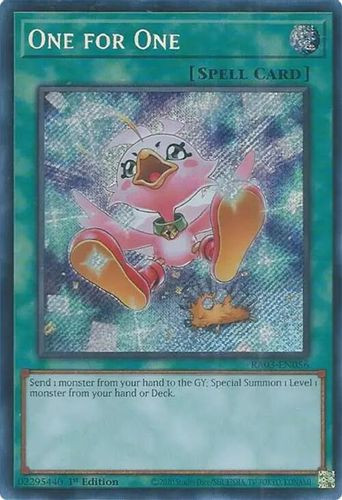 [RA03-EN056A] One for One (Secret Rare)<1st>
