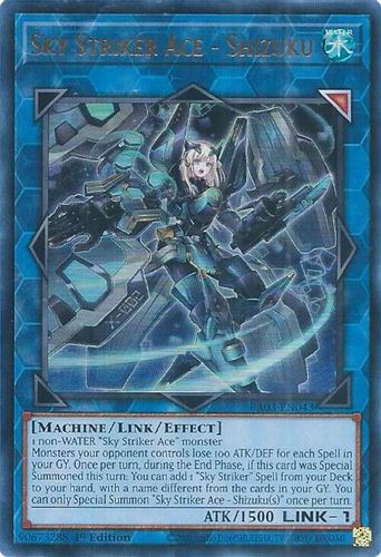 [RA03-EN043] Sky Striker Ace - Shizuku (Ultra Rare)<1st>