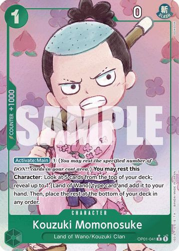 OP16-085](R) Kouzuki Momonosuke (Alternate Art) (Foil) - Grand J Games