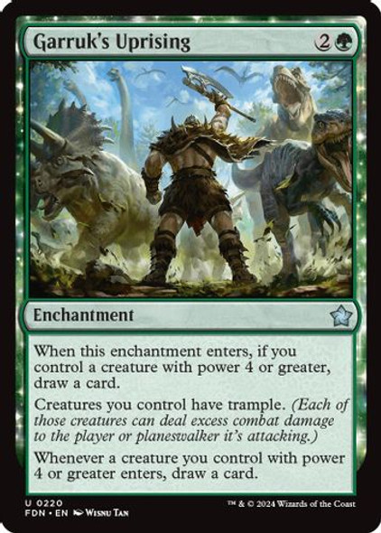 FDN-0220U Garruk's Uprising (Foil)