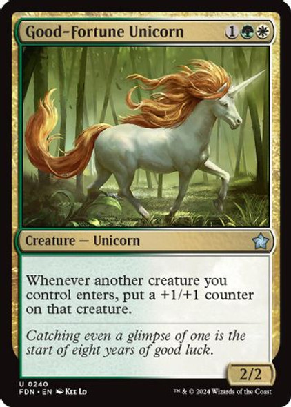 FDN-0240U Good-Fortune Unicorn (Foil)