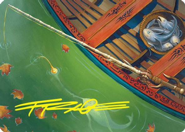 FDNART-0018 Fishing Pole Art Card (Signature Art Card)