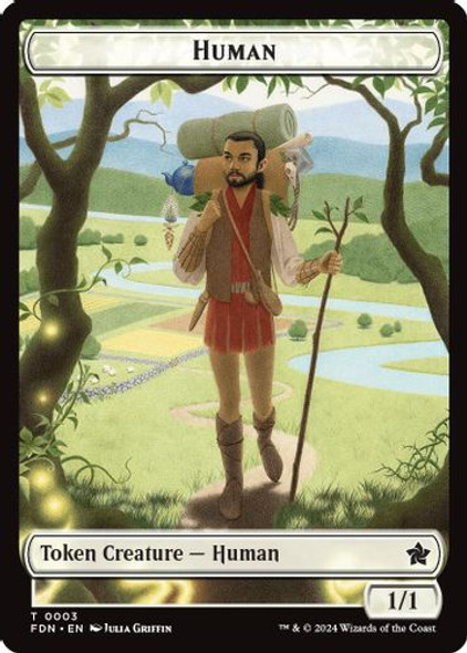 (FDN) 03-FDN//04-FDN Human // Knight Double-Sided Token