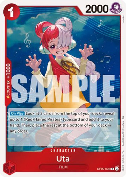 [OP09-002](R) Uta (Foil)