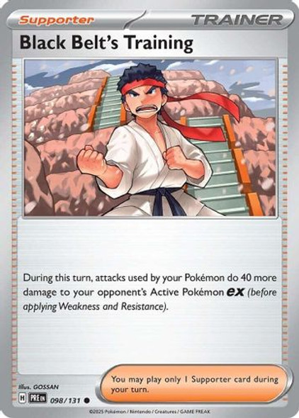 [SV08a][PRE-098/131](C) Black Belt's Training (Reverse Holo)