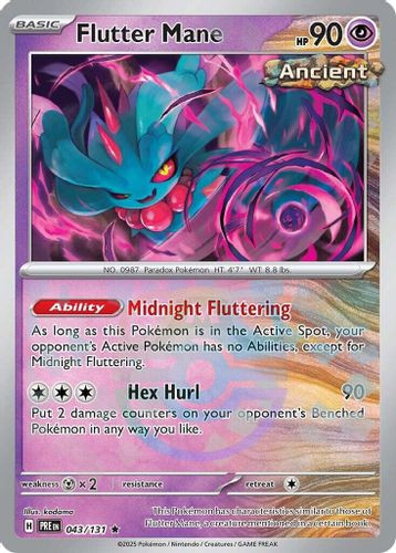 [SV08c][PRE-043/131](R) Flutter Mane (Master Ball Holo)