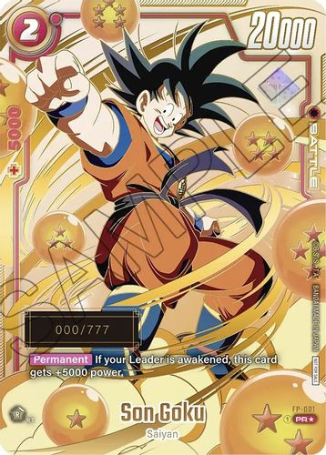 [FP-001](PR) Son Goku {CHAMPIONSHIP Serialized} {Foil}