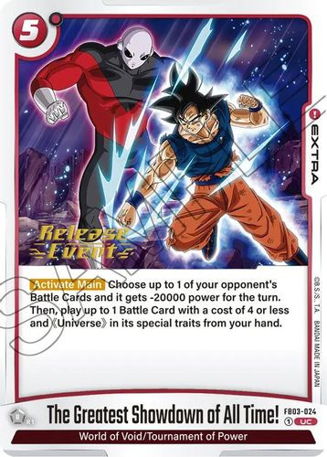 [FB03-024](UC) The Greatest Showdown of All Time! {Release Event}