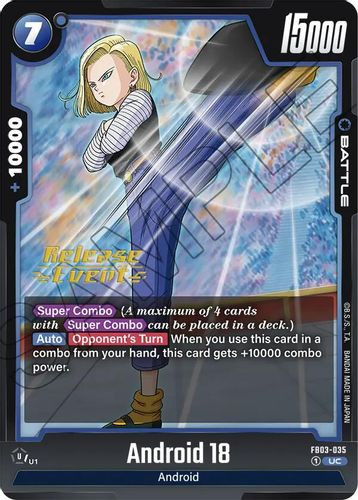 [FB03-035](UC) Android 18 {Release Event}