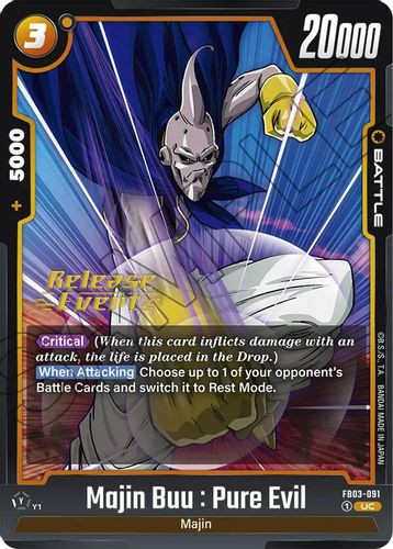 [FB03-091](UC) Majin Buu : Pure Evil {Release Event}