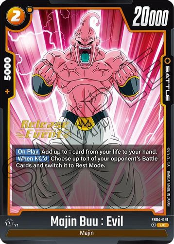 [FB04-091](UC) Majin Buu : Evil {Release Event}