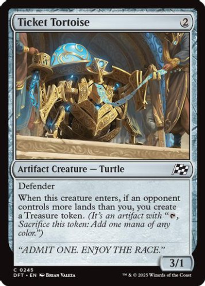[DFT-0245](C) Ticket Tortoise (Foil)