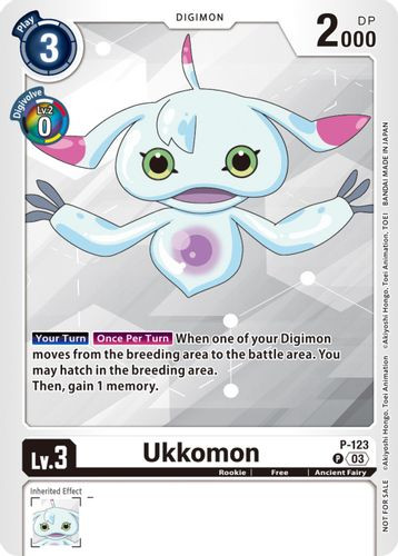 [P-123](P) Ukkomon (Demo Deck)