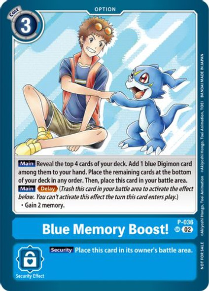 [P-036](P) Blue Memory Boost! (Demo Deck)