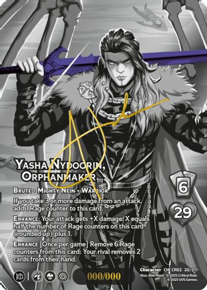[CR02-020/211](CR) Yasha Nydoorin, Orphanmaker (Chrome Rare)