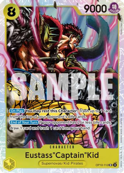 [OP10-112](SR) Eustass"Captain"Kid (Foil)
