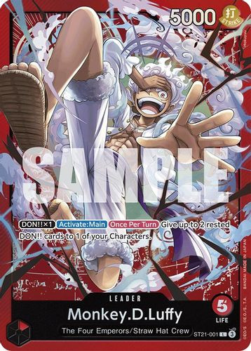 ST21-014](SR) Monkey.D.Luffy (Foil) - Grand J Games