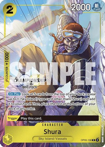 [OP05-106] Shura (Championship 2024 Celebration Pack) (Foil)