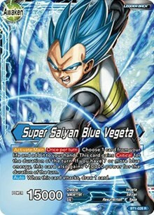 BT01-028R Super Saiyan Blue Vegeta