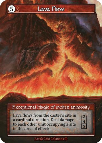 |SOR03|[ARL](Exceptional) Lava Flow {Foil}