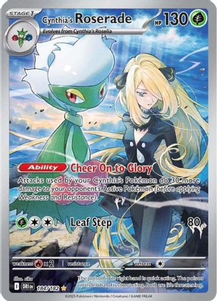 [SV10][DRI-184/182](GR) Cynthia's Roserade (Holo)