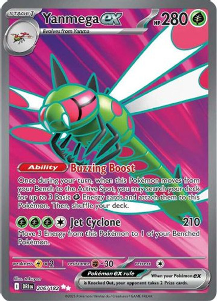 [SV10][DRI-206/182](SRR) Yanmega ex (Holo)