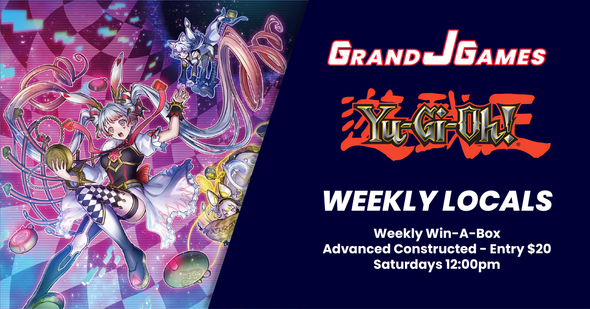 Saturday 12:00pm: Yu-Gi-Oh - Win-A-Box SaturJays