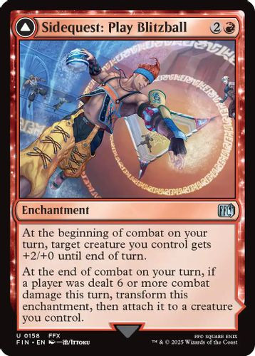 [FIN-0158](U) Sidequest: Play Blitzball // World Champion, Celestial Weapon (Foil)